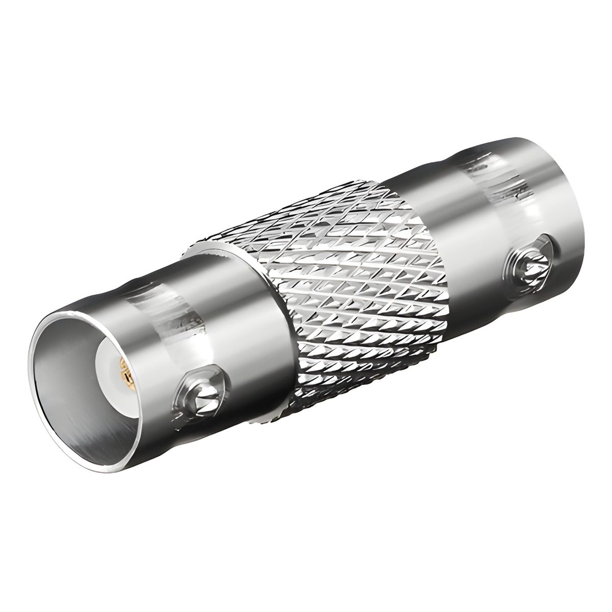Conector Bnc Para Cable Coaxial Plateado