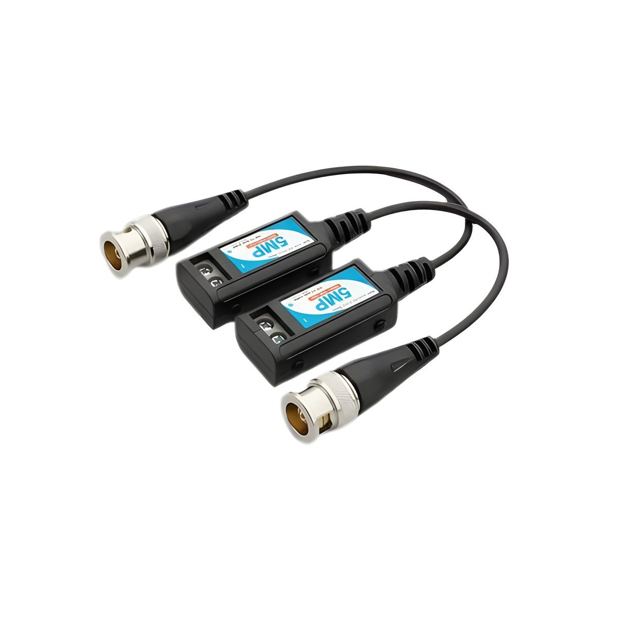 Par De Balunes HD Tornillar Hasta 4MP Macho/Hembra