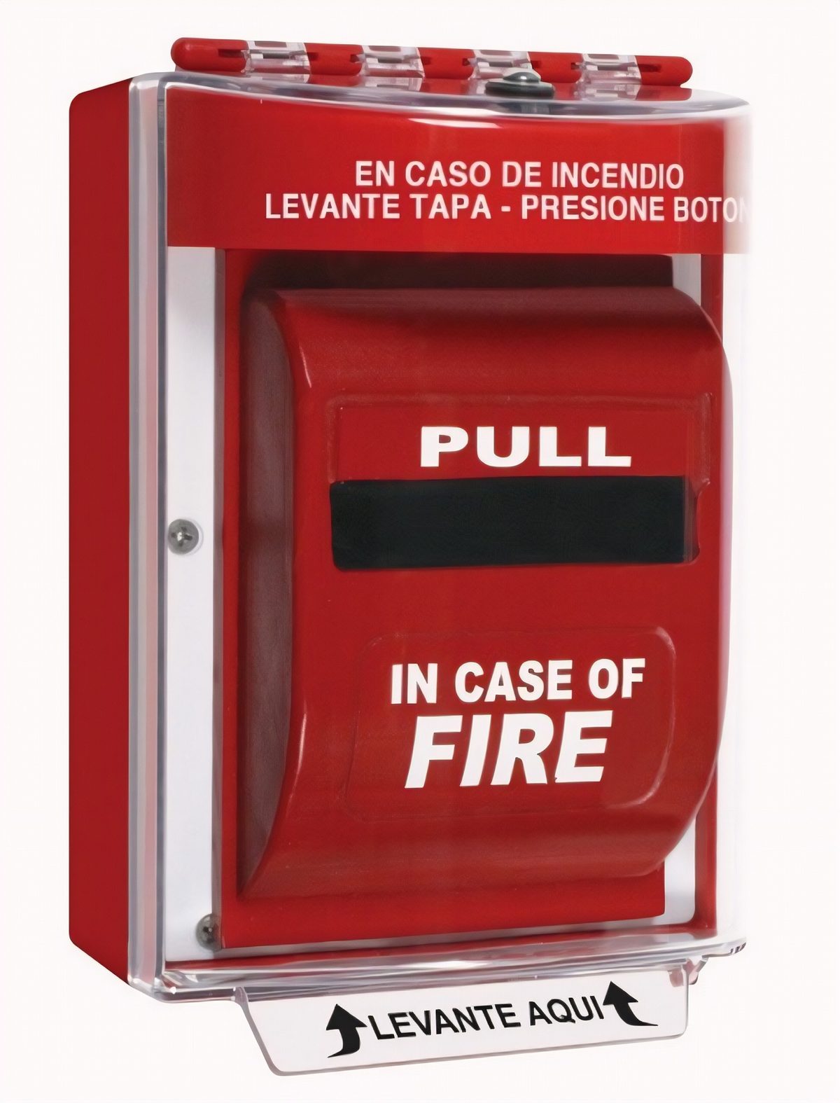 Cubierta Protectora De Policarbonato Para Estación Manual De Alarma Contra Incendio Roja