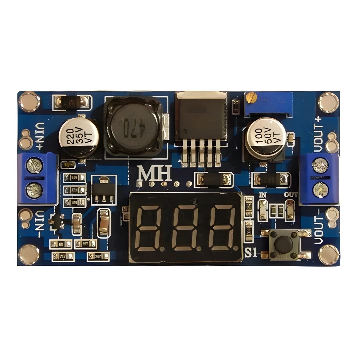 Regulador De Voltaje 30V-0V 2A Con Voltímetro