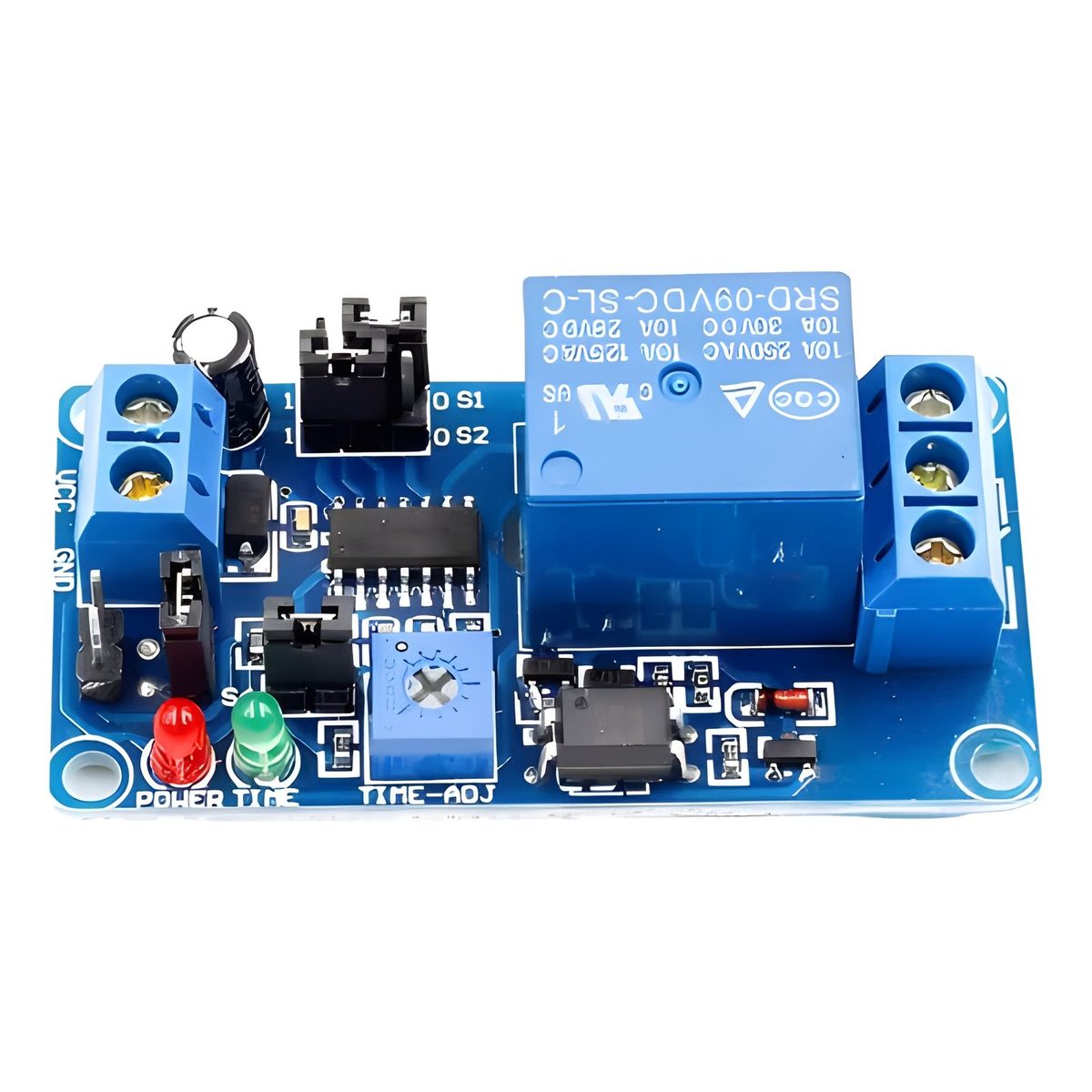 Relé Temporizado 12V 0.15 Seg A 1 Hora