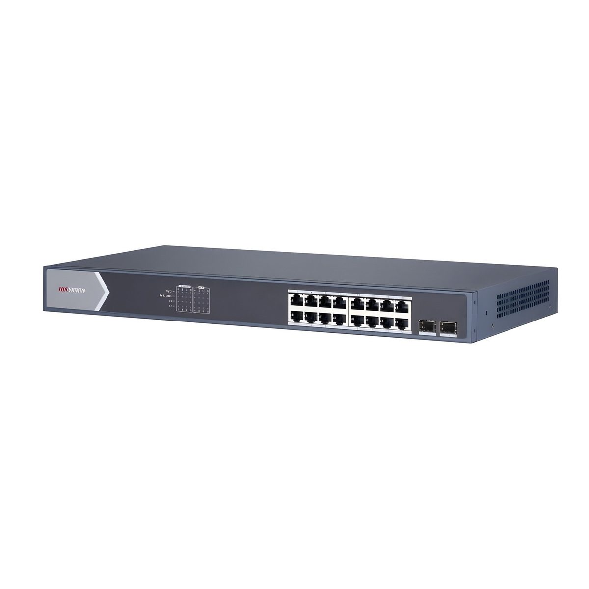 Switch No Administrable 16 Puertos Gigabit 2 Uplinks Gigabit PoE 150W