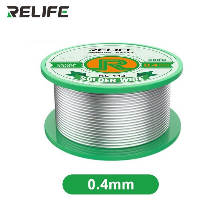 Hilo De Soldadura 0.4mm Sn35/Pb65 Rosin Core
