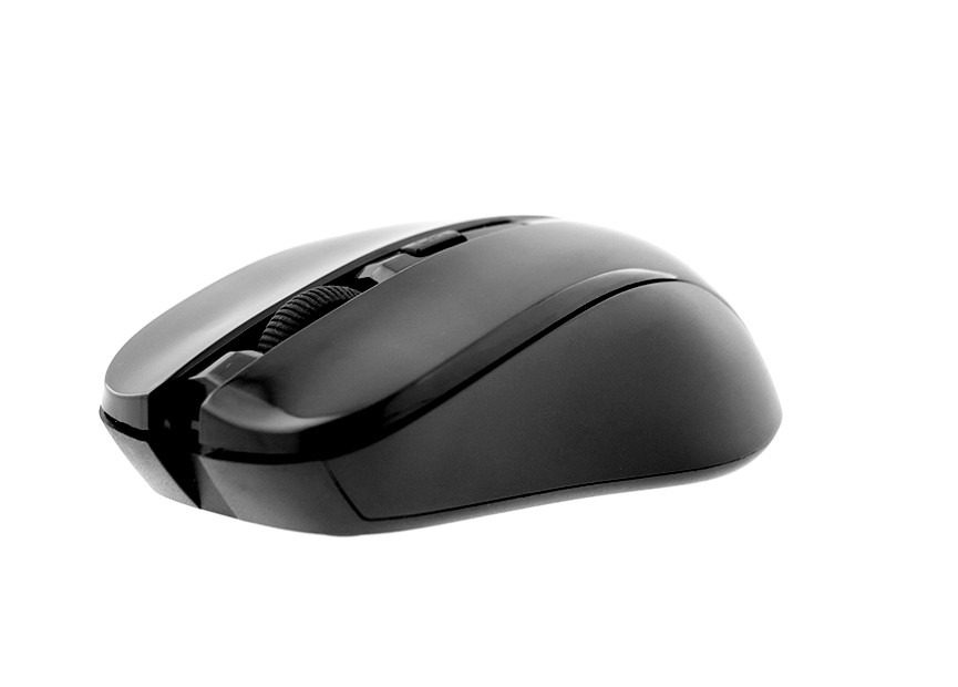 Mouse Inalámbrico 1200dpi 4 Botones Negro