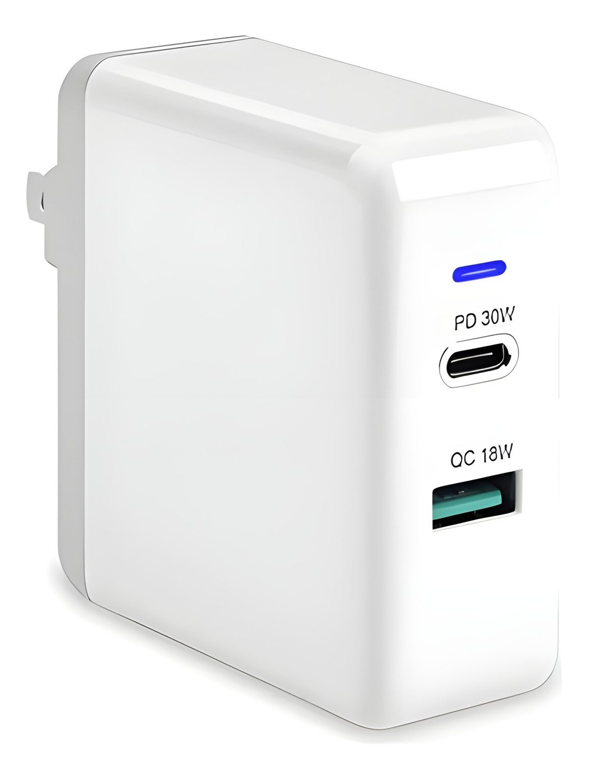 Cargador De Pared 48W USB-C Pd3.0 Y USB-A Qc3.0
