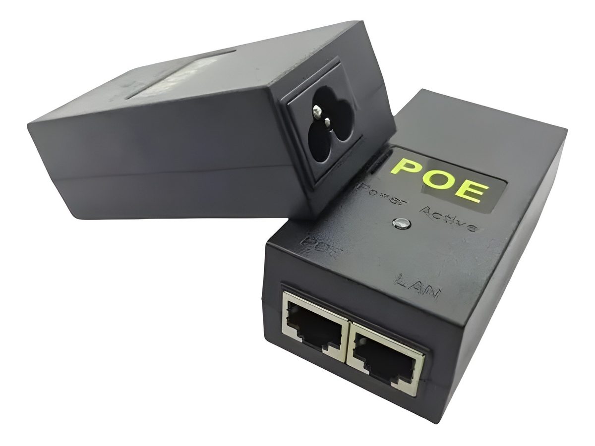 Adaptador PoE Pasivo 48V 0.5A 10/100/1000Mbps
