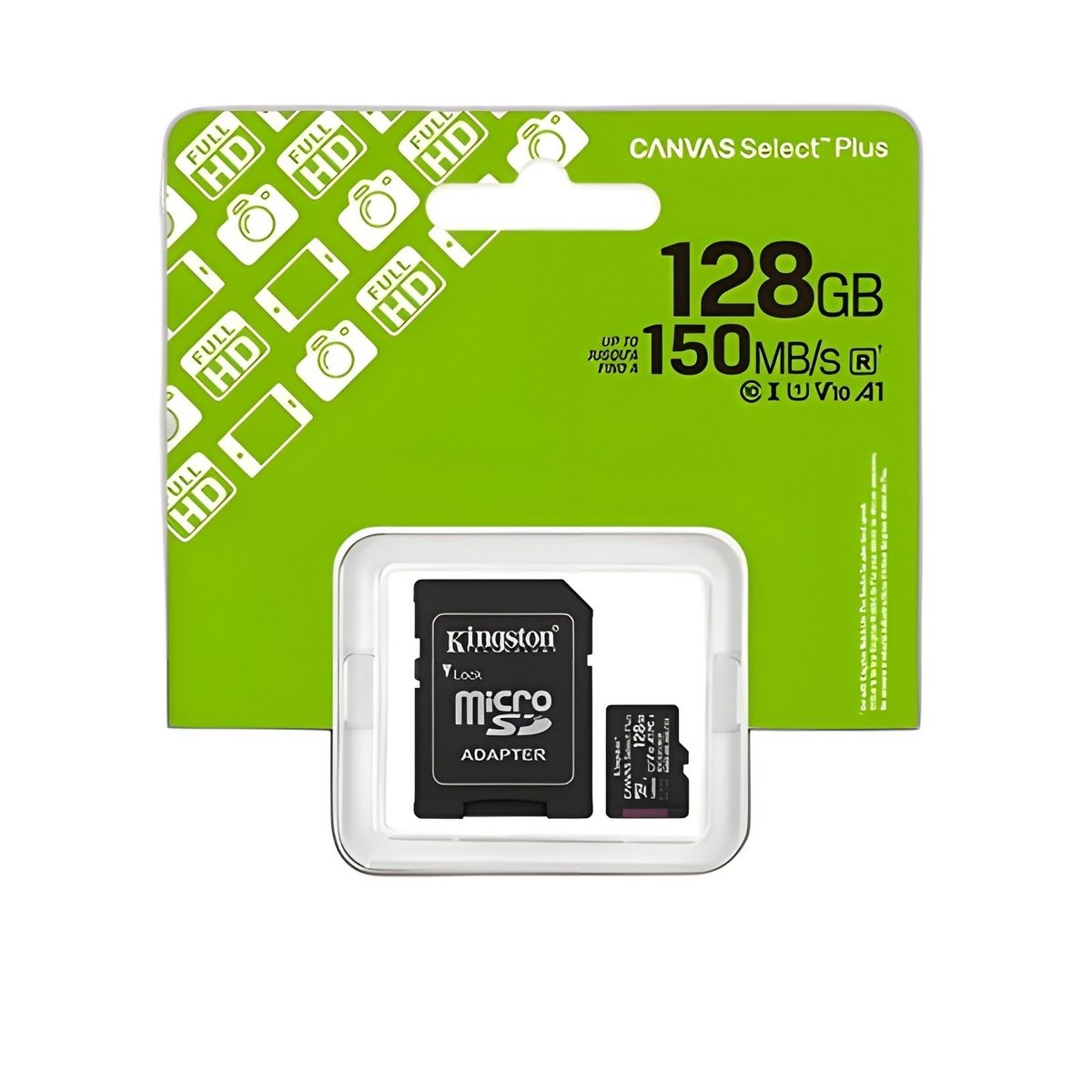 Memoria microSD 128GB Clase 10 Uhs-I 150MB/s