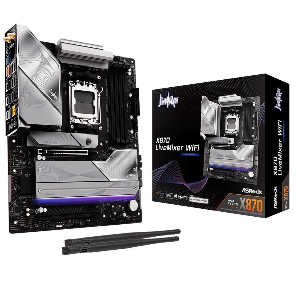 Motherboard X870 Socket Am5 Ddr5 WiFi Atx
