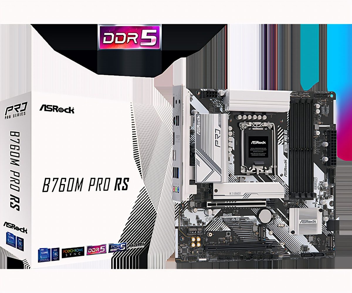 Motherboard Micro Atx Socket Lga1700 B760 Ddr5 Pcie 4.0