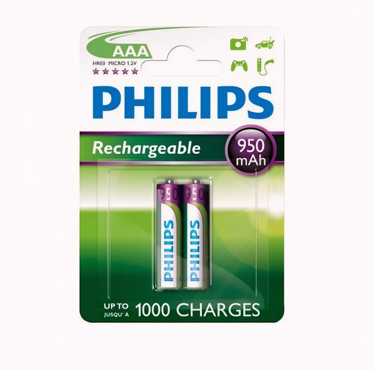 Pila Recargable Aaa 950mAh Pack