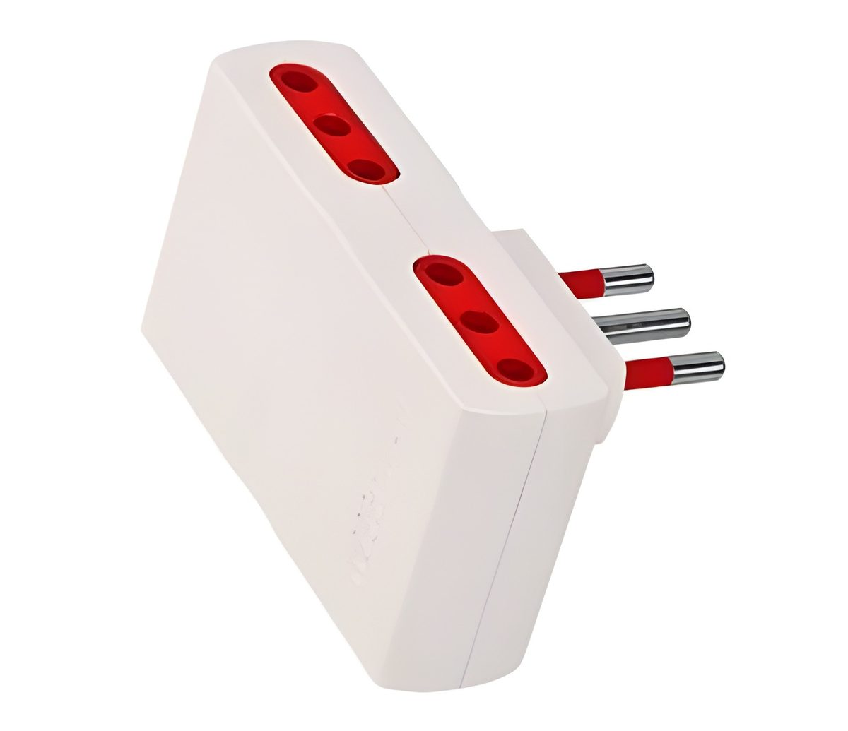 Adaptador De Corriente 4x3l A 1x3l Blanco