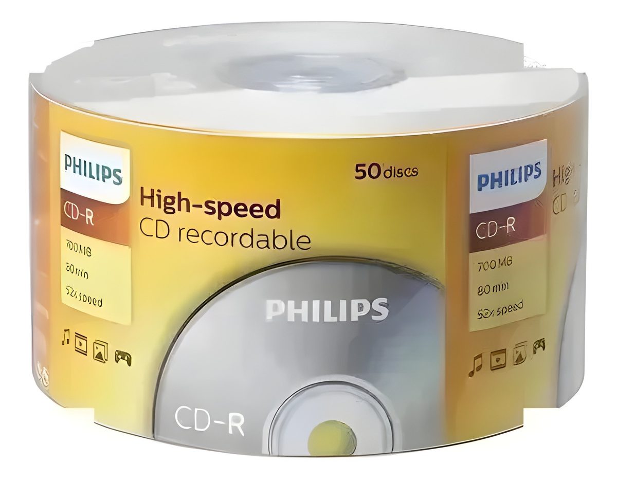 Disco Cd-R 700MB 80min 52x Pack De 50 Unidades