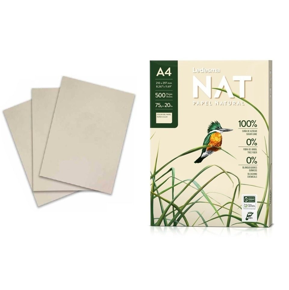 Papel A4 Natural 75g 500 Hojas Opaco