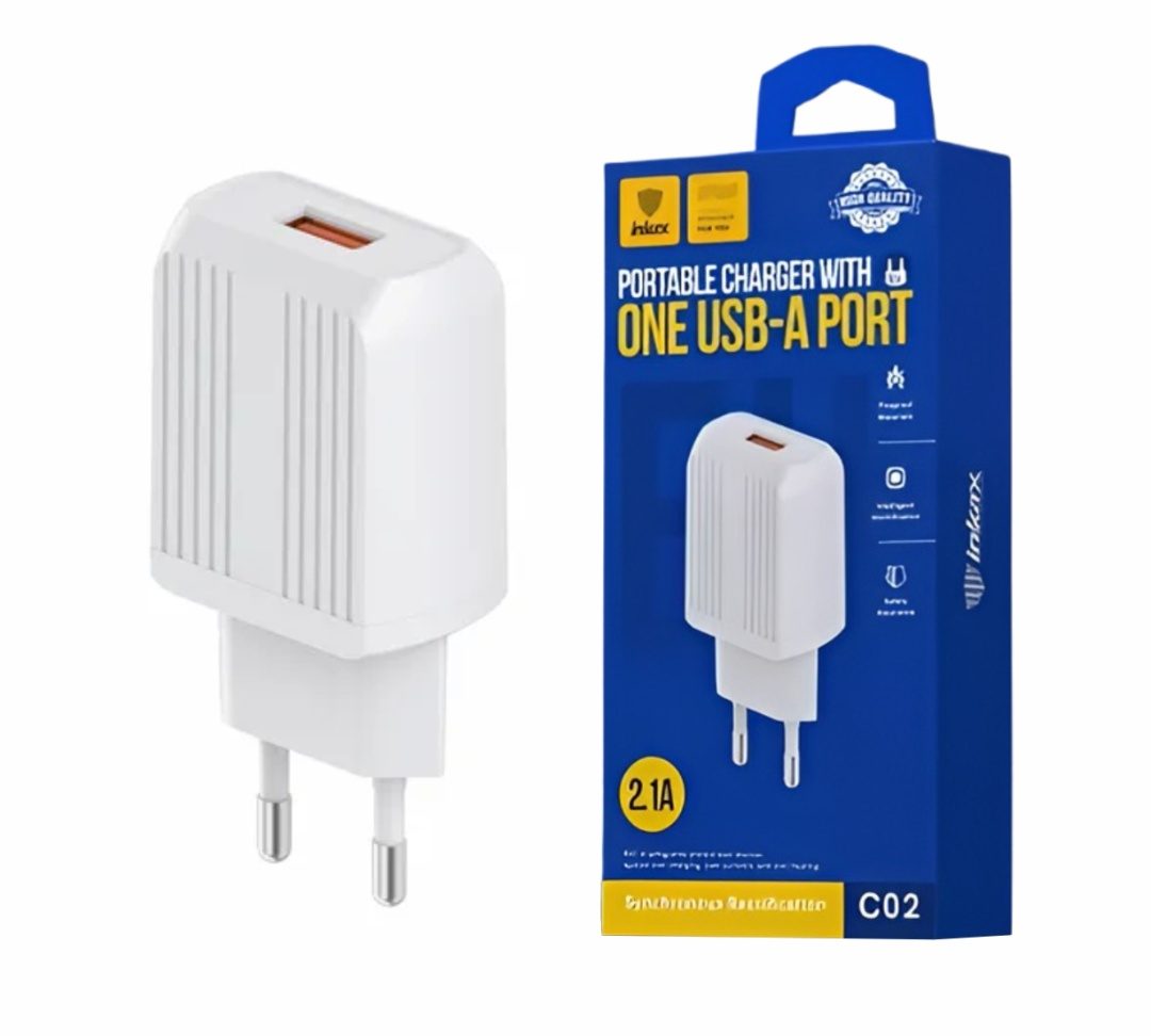 Cargador De Pared 10W USB-A Blanco