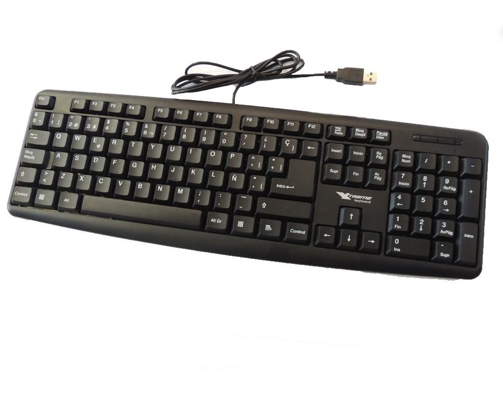 Teclado USB Español Negro