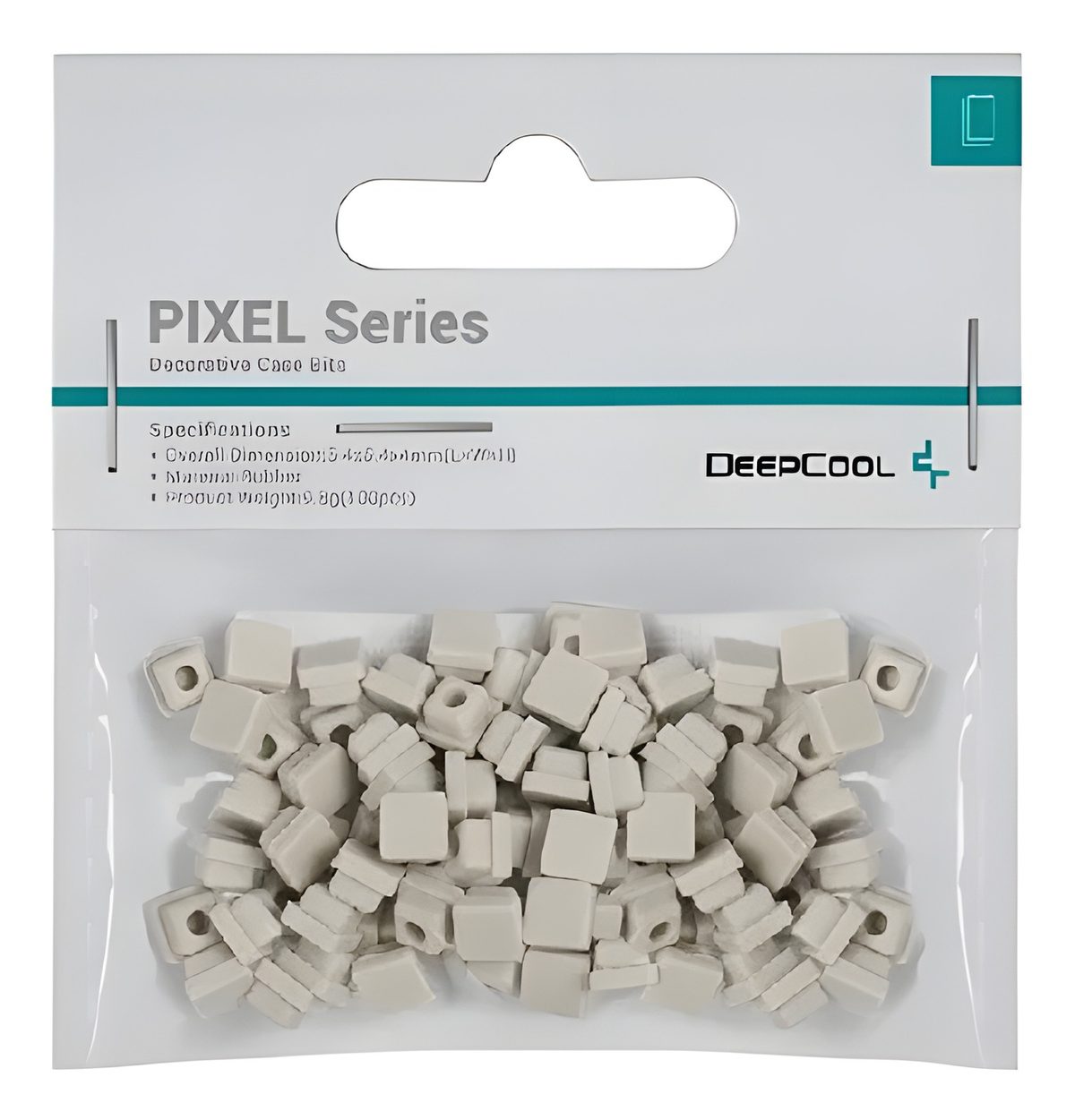 Piezas De Silicona Pixel Series Para Rejilla De Gabinete X100 Gris