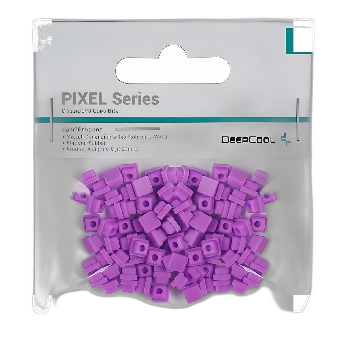 Piezas De Silicona Violeta 5.4 mm Para Rejilla De Gabinete X100