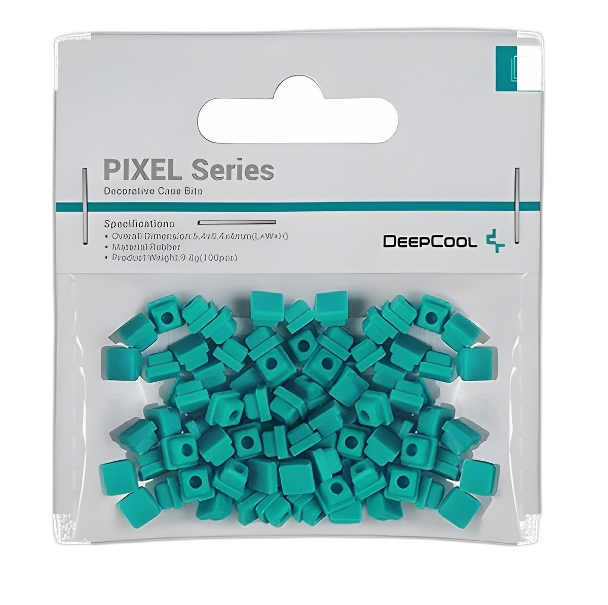 Piezas De Silicona Pixel Verde Para Gabinete X100