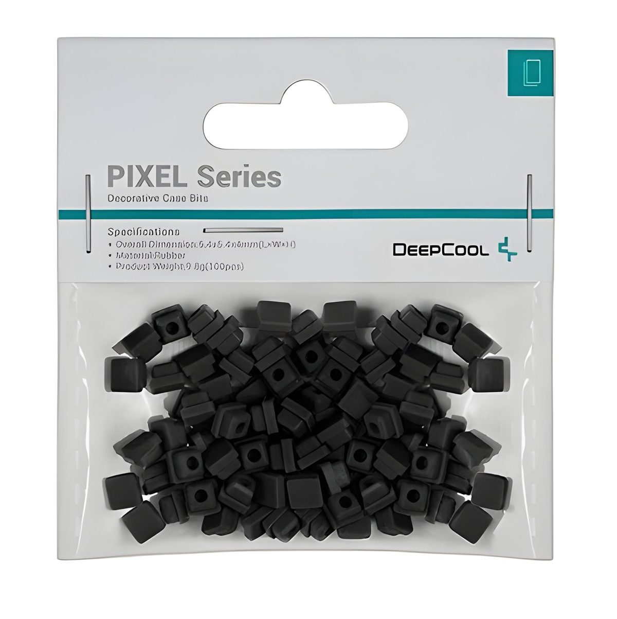 Bloques De Silicona Para Rejilla De Gabinete X100 Piezas Negro