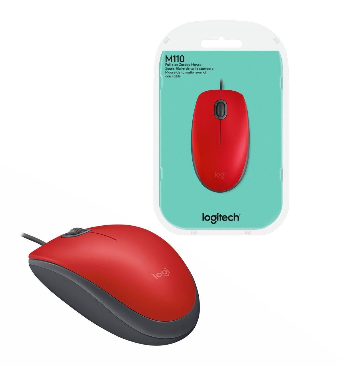 Mouse Cableado 1000DPI 3 Botones