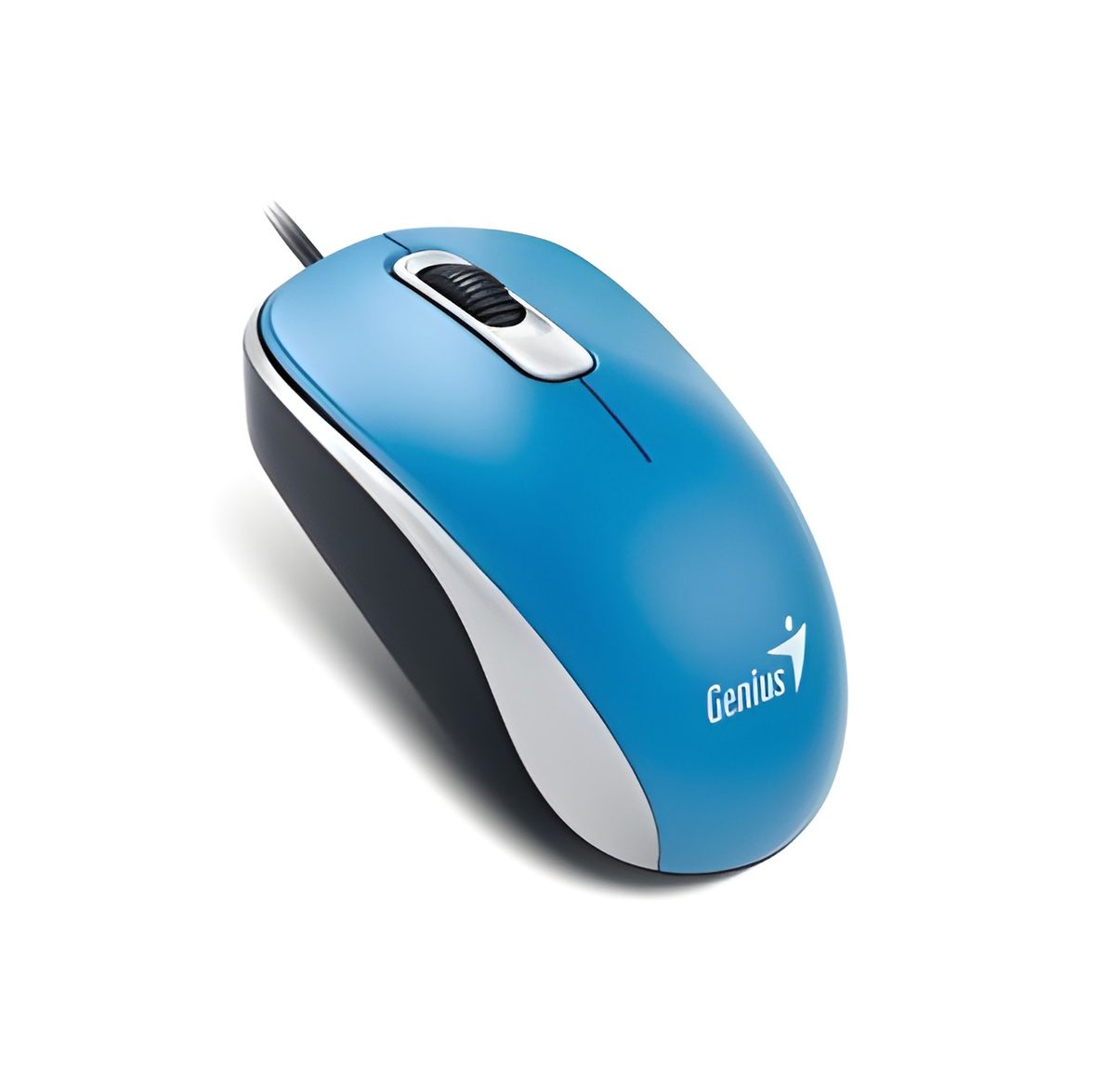 Mouse Cableado USB 1200 Dpi 3 Botones Azul