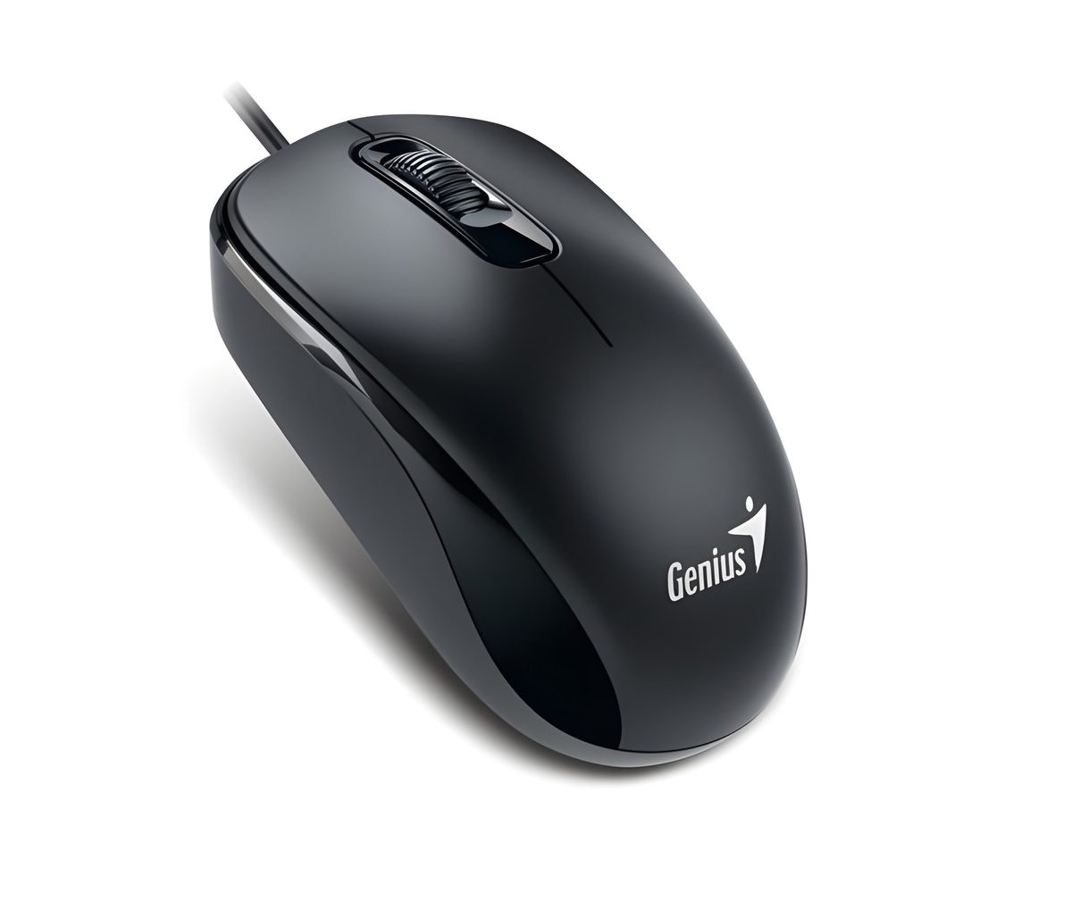 Mouse Óptico USB-A 1200dpi 3 Botones Negro