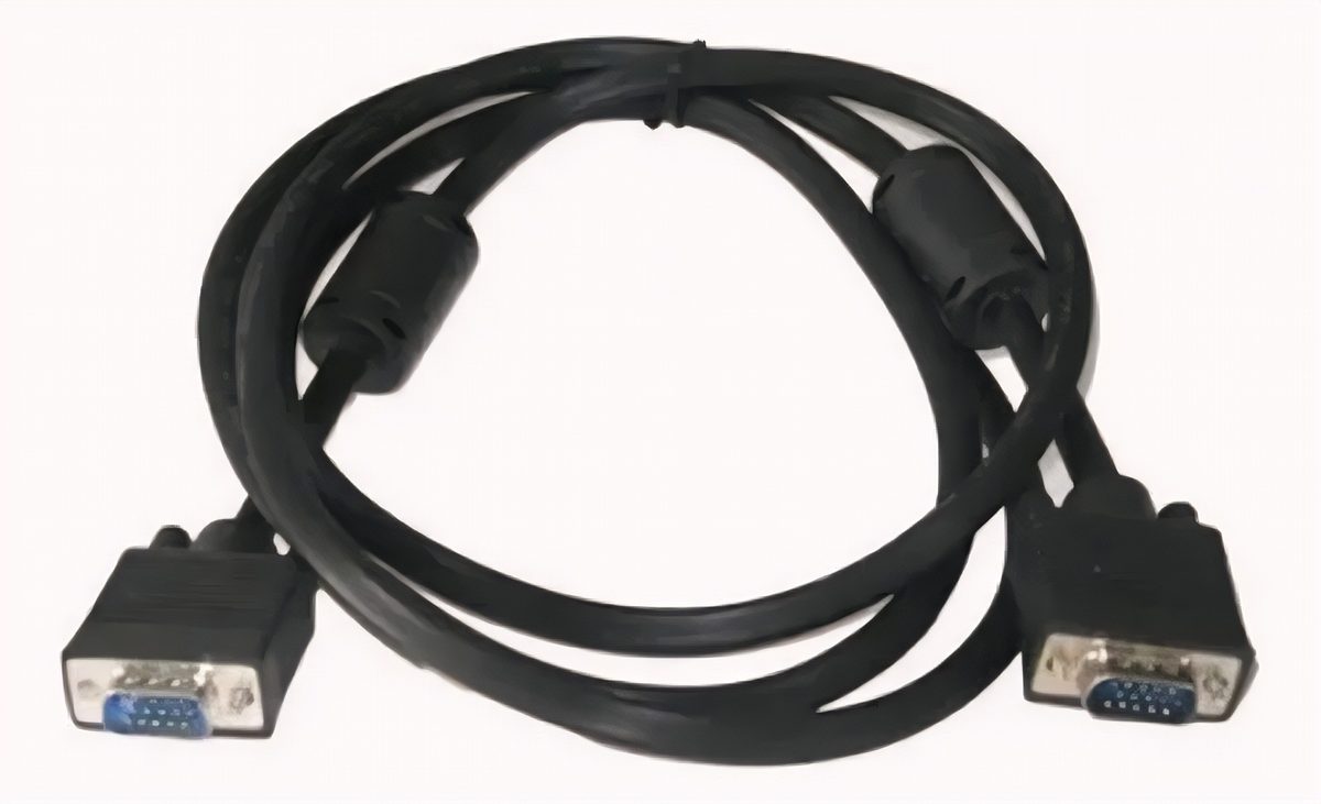 Cable VGA 5m Negro Con Filtros