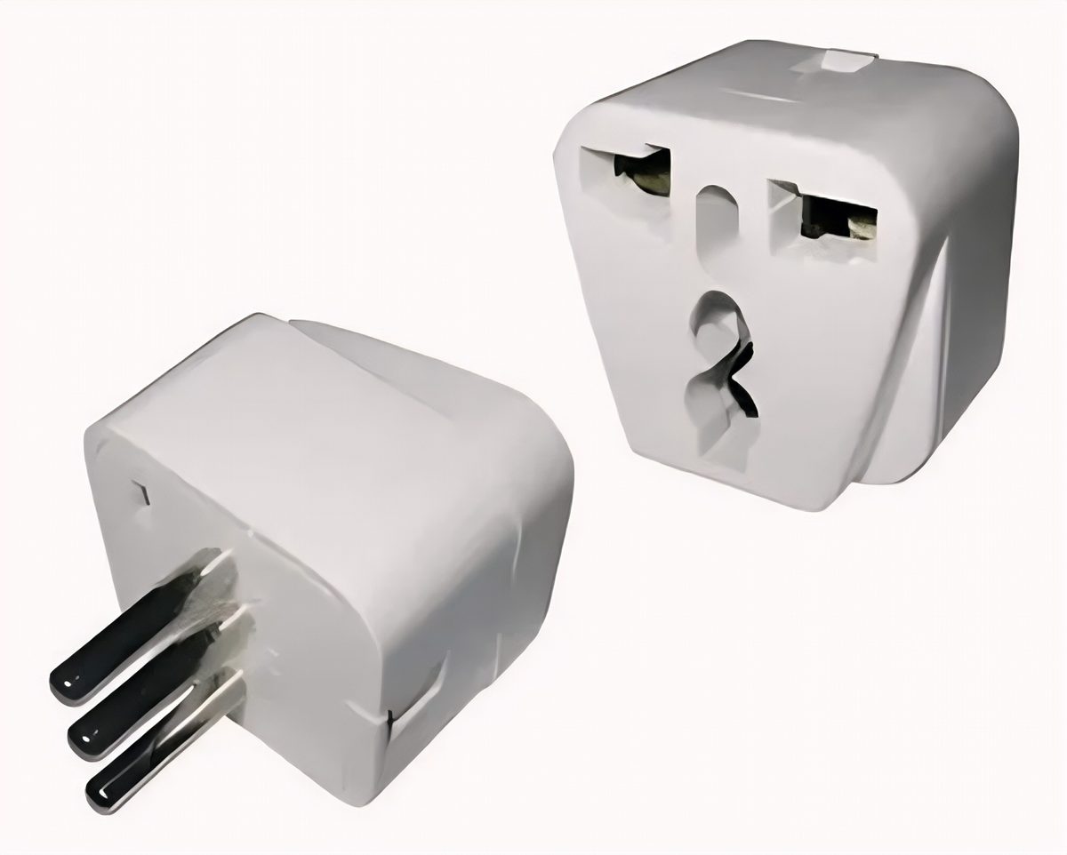 Adaptador Universal De Salida 3 En Línea Blanco