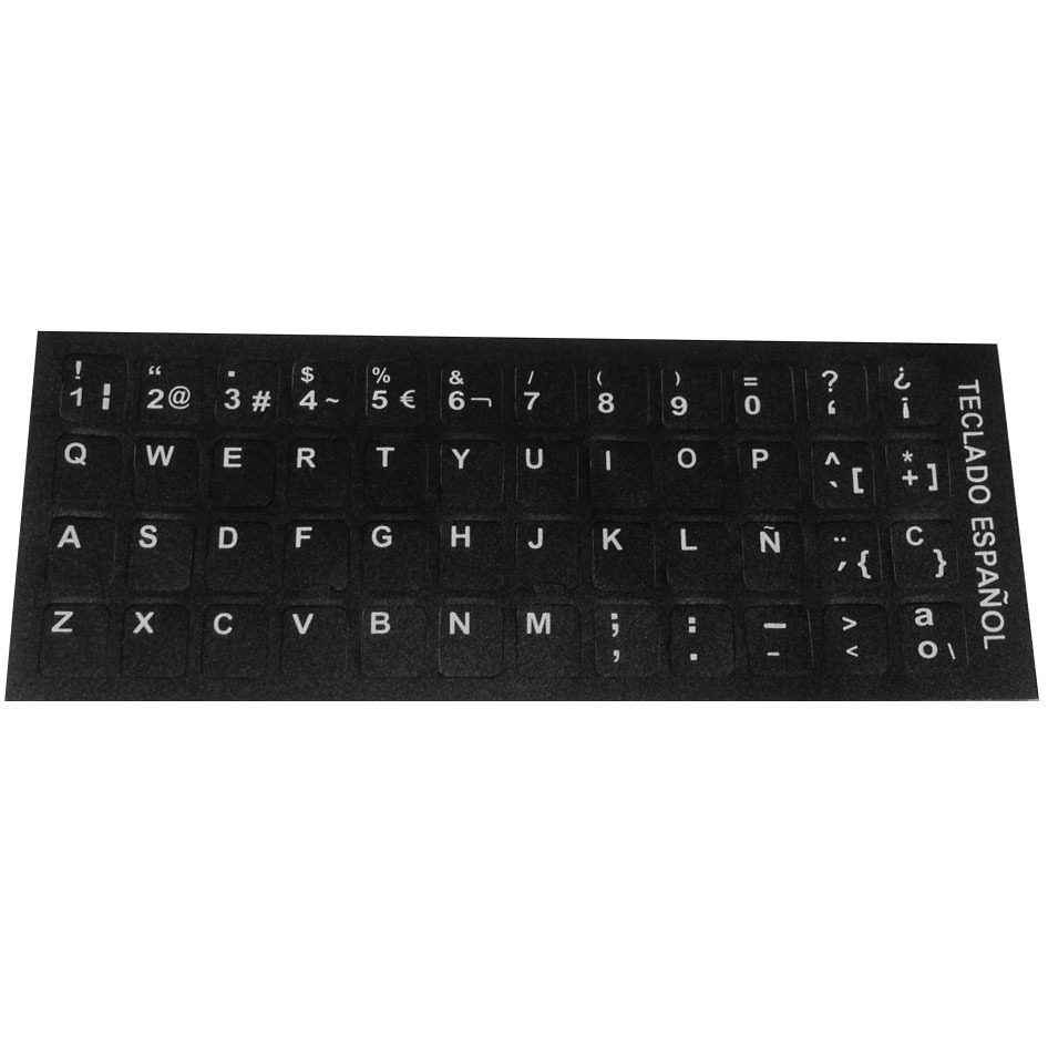 Sticker Adhesivo Para Teclado Español
