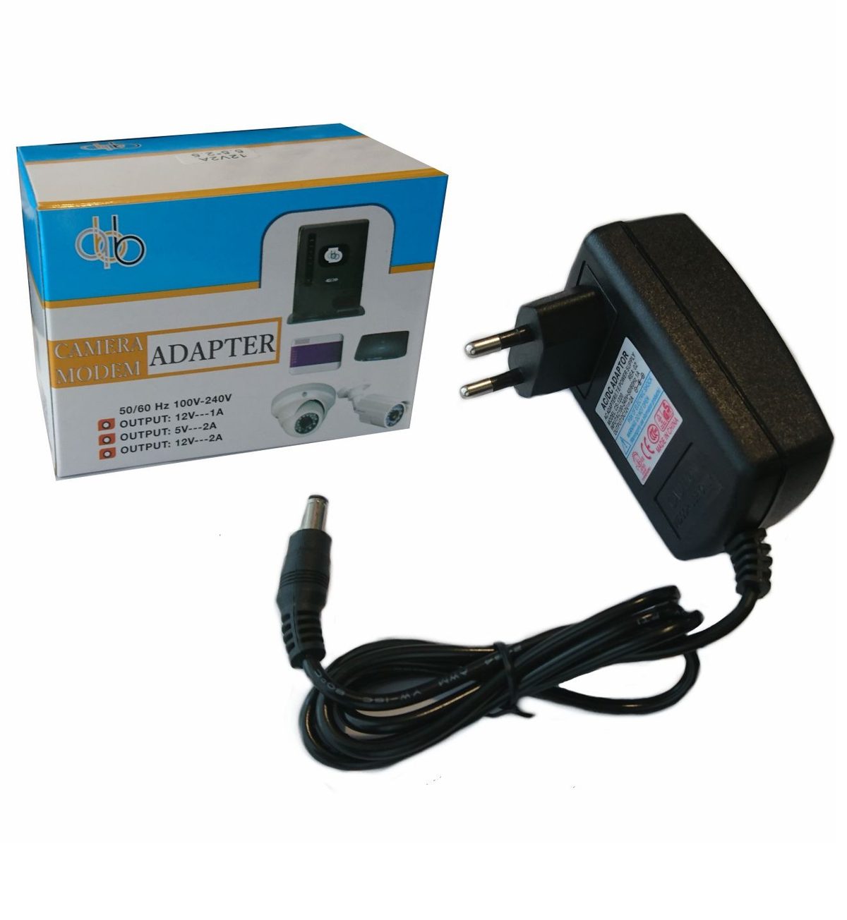 Fuente De Alimentación 12V 2A Para Cámaras