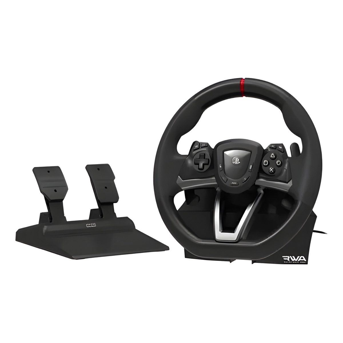 Volante Racing Con Pedales Para Ps5 Y Ps4 Con Zona Muerta Ajustable