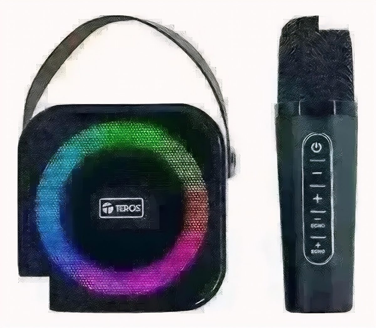 Parlante Portátil Con Iluminación Rgb Y Función Karaoke