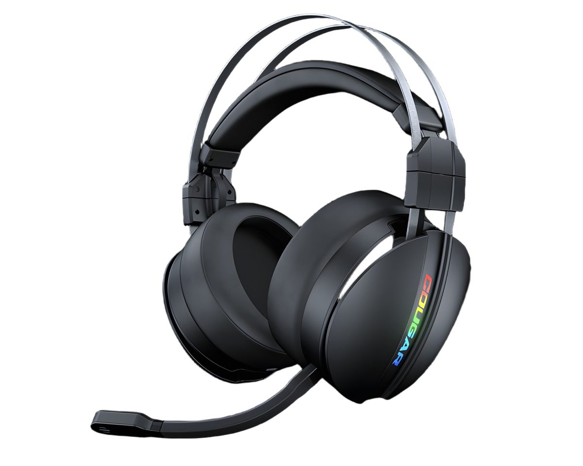 Auriculares Gamer Vincha Inalámbricos 2.4G Rgb Con Micrófono