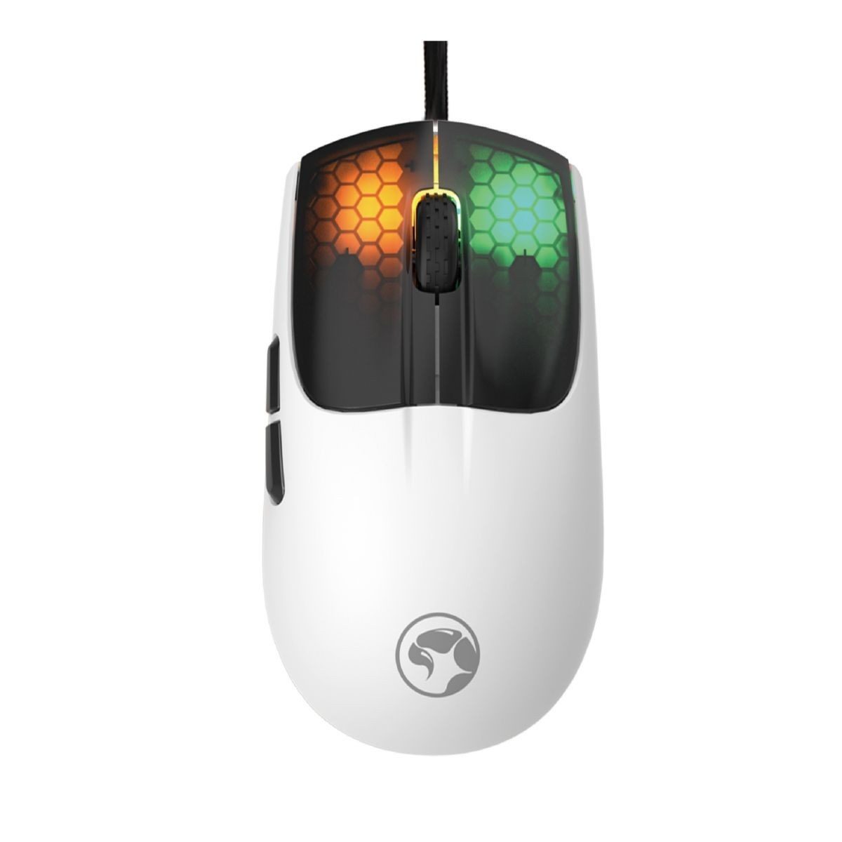 Mouse Gamer Óptico USB 12400 Dpi 6 Botones Rgb