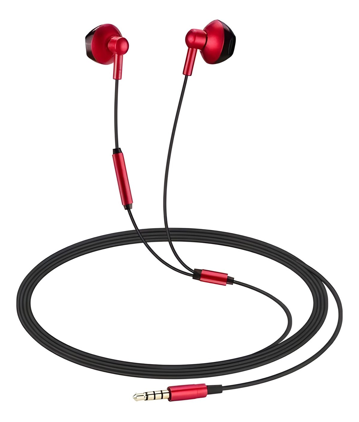 Auriculares Intrauditivos Con Micrófono 3.5mm Negro