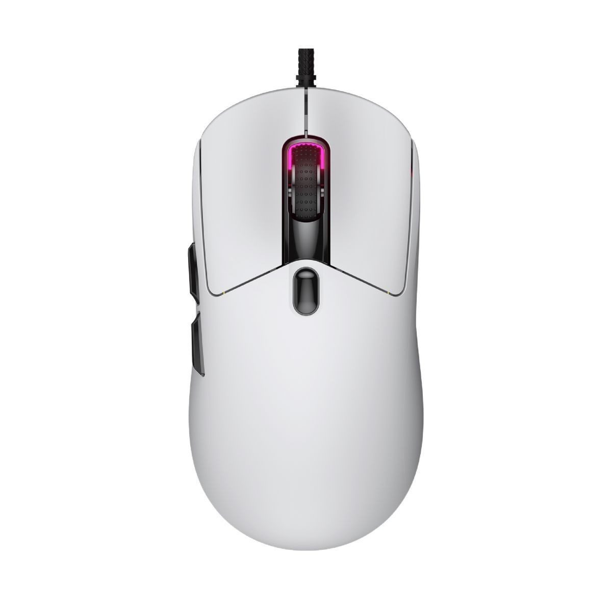 Mouse Gamer Cableado 6200 Dpi 5 Botones Blanco