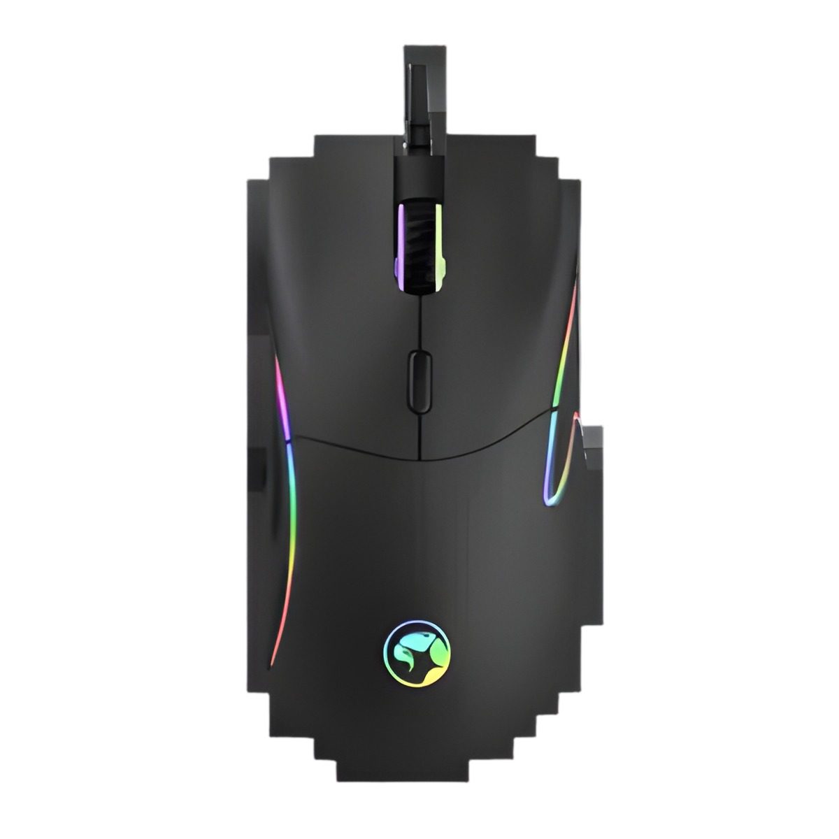 Mouse Gamer Cableado USB 12800 Dpi Óptico Rgb 7 Botones