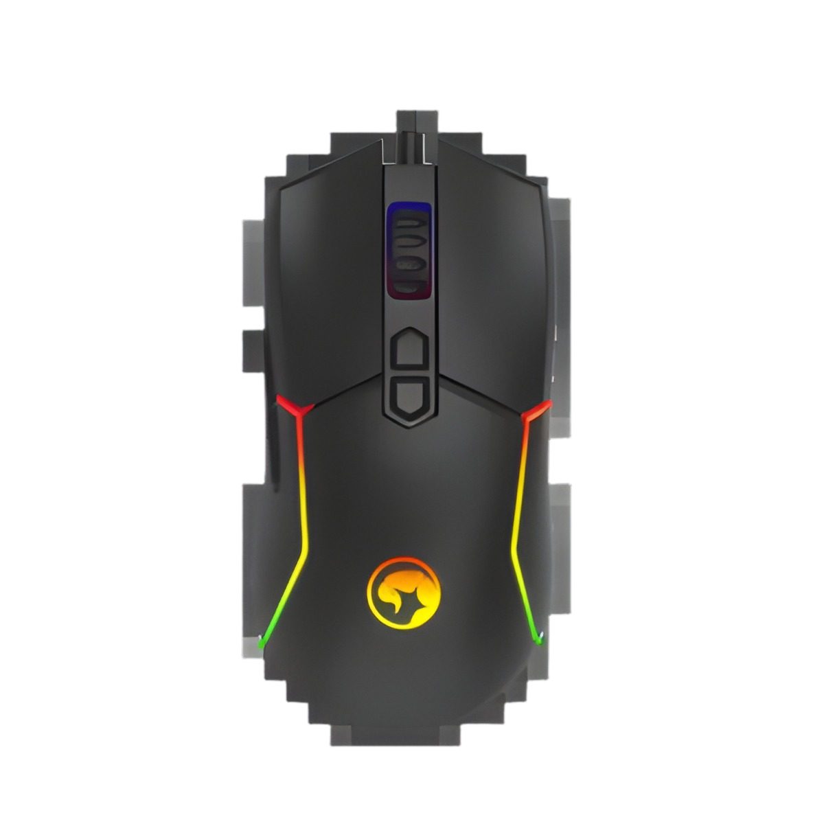 Mouse Gamer Rgb USB 12000 Dpi 7 Botones