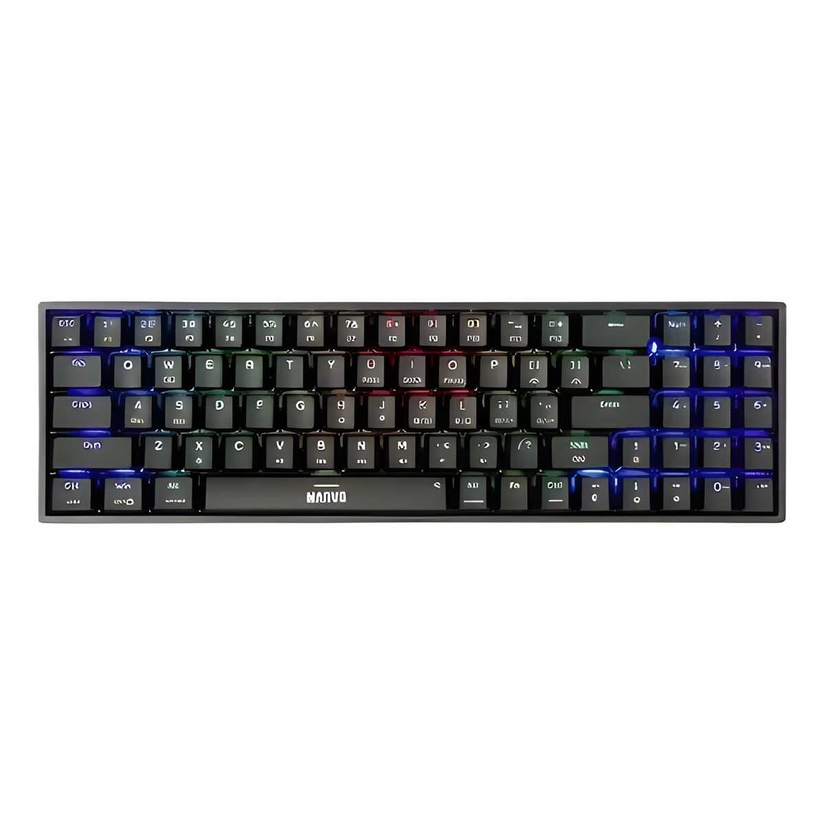 Teclado Mecánico USB-C 75% 78 Teclas Rgb Layout Inglés