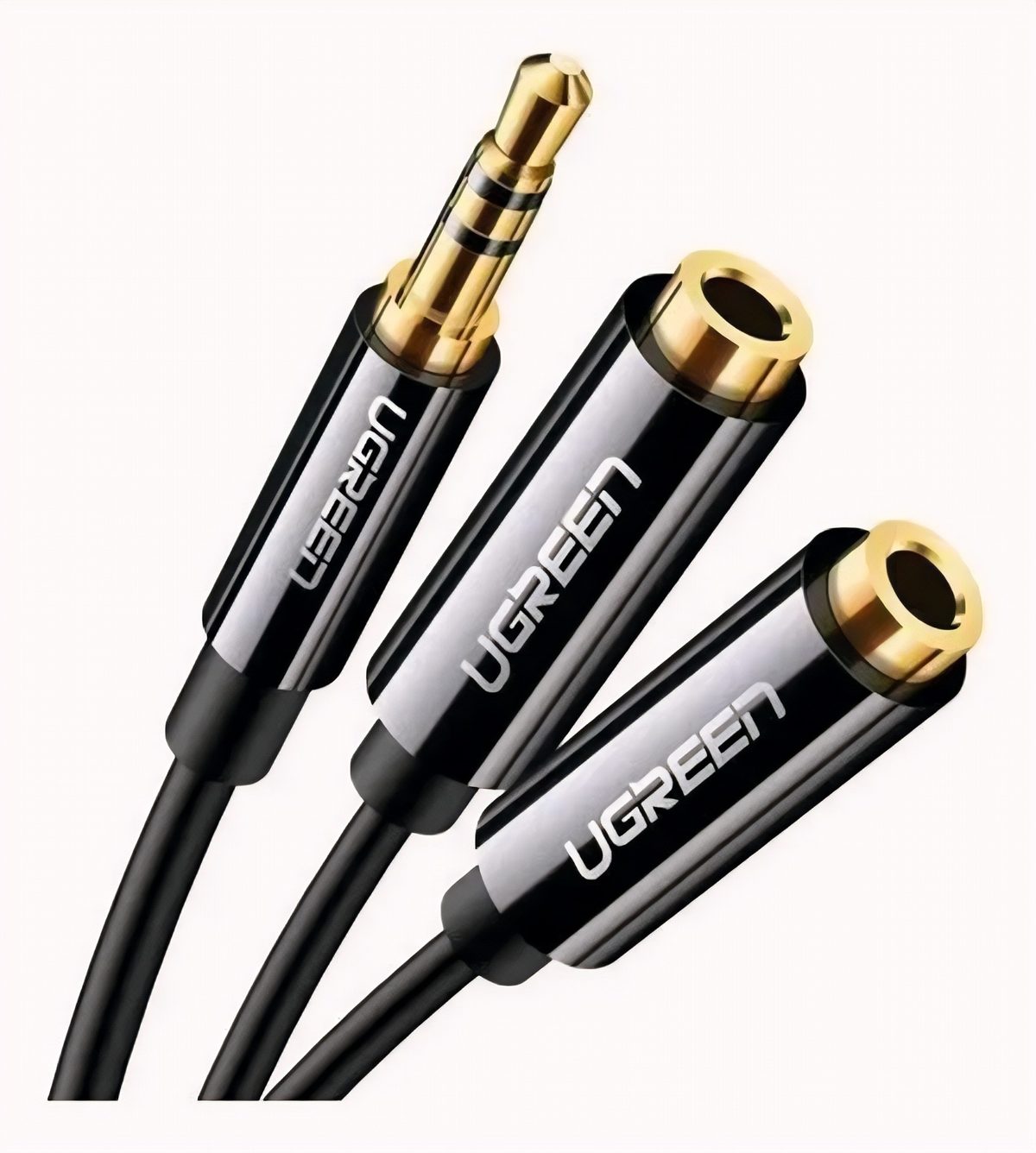 Adaptador Audio 3.5mm Macho A 2 Hembras De 3.5mm