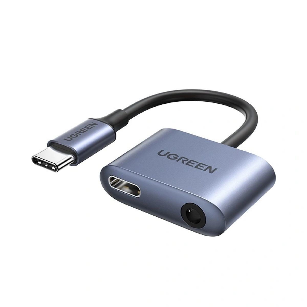Adaptador USB-C A Audio 3.5mm Y USB-C Con Carga 60W