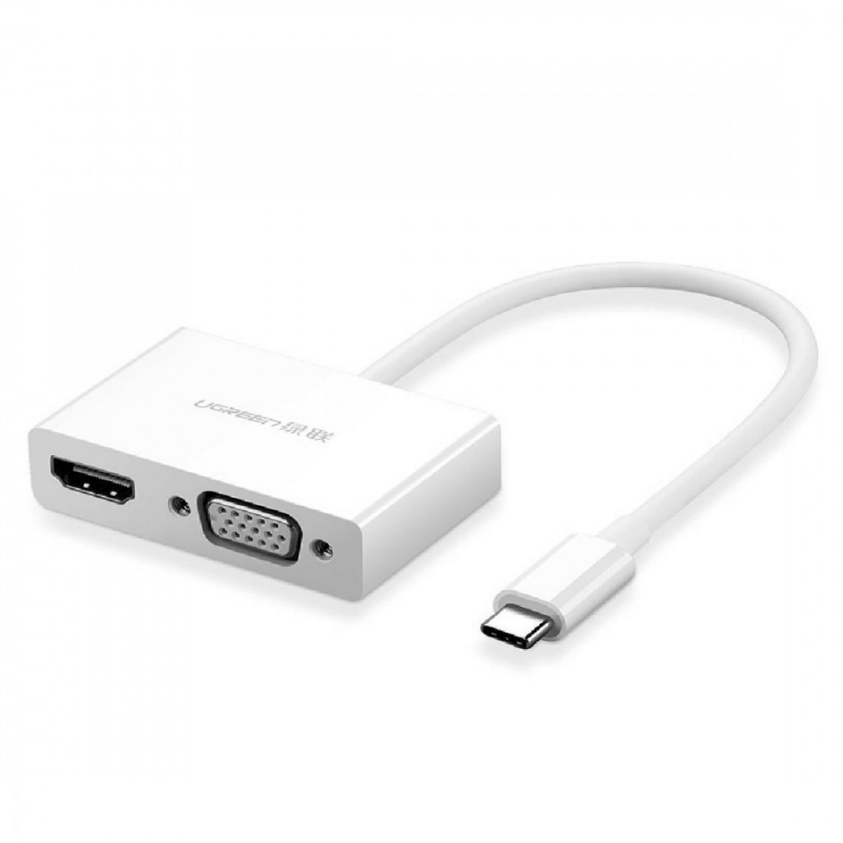 Adaptador USB-C A HDMI Y VGA 4K