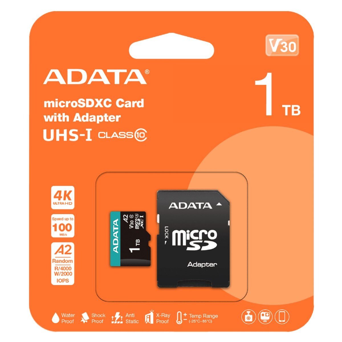 Tarjeta De Memoria Microsdxc 1TB Clase 10 Uhs-I A2 V30
