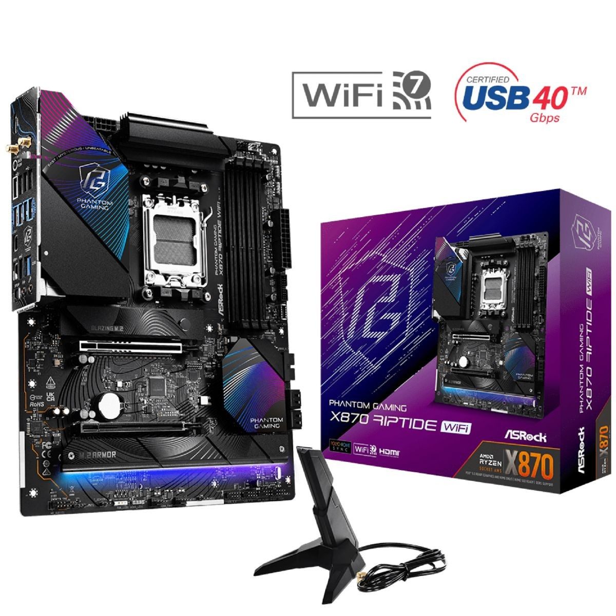 Placa Madre Am5 Atx WiFi Ddr5 Chipset X870