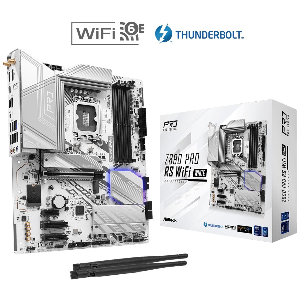 Placa Madre Z890 Atx WiFi 6E Bluetooth 5.3 Ddr5 Lga1851