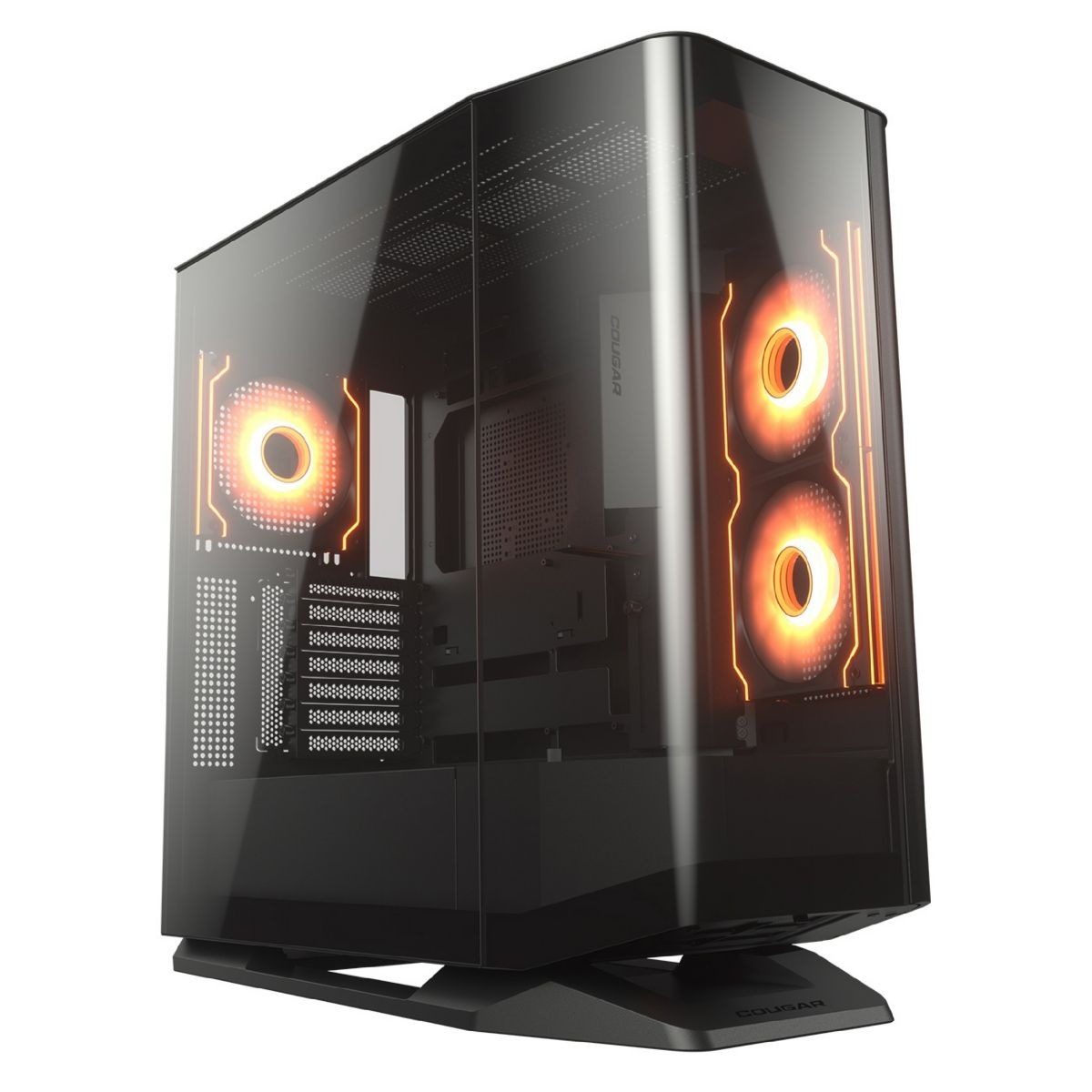 Gabinete PC Mid Tower Atx Negro Con Iluminación Rgb