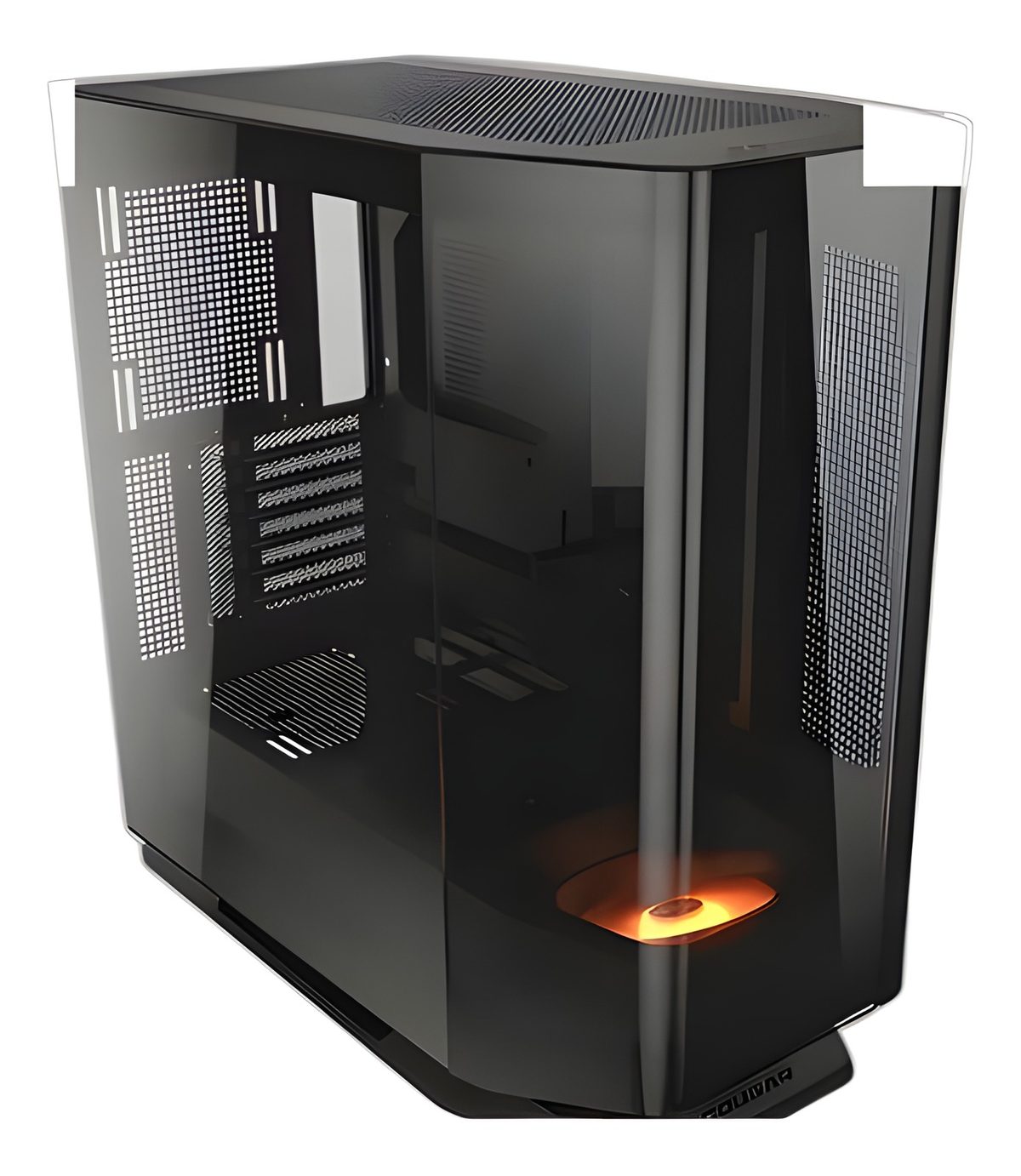Gabinete Mid Tower Atx 7 Slots De Expansión Negro Con Iluminación Rgb