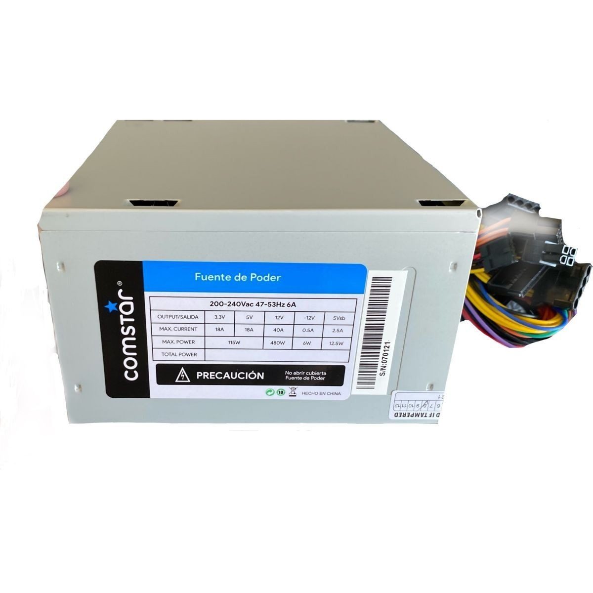 Fuente De Poder Atx 500W No Modular