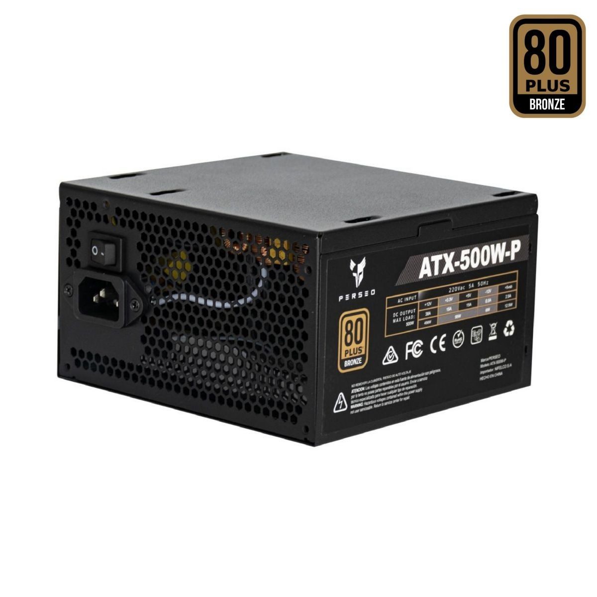 Fuente Atx 500W 80 Plus Bronze