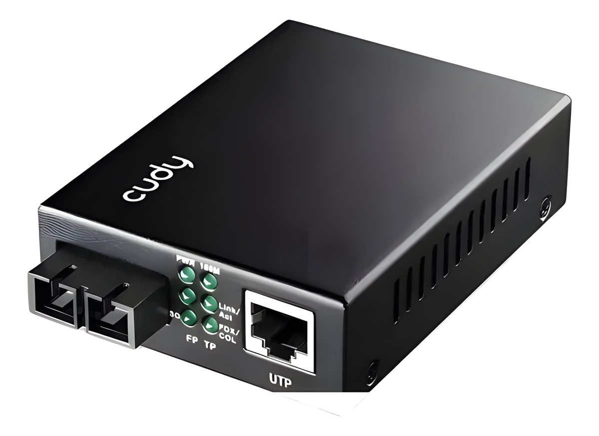 Convertidor De Fibra Monomodo 10/100 Mbps